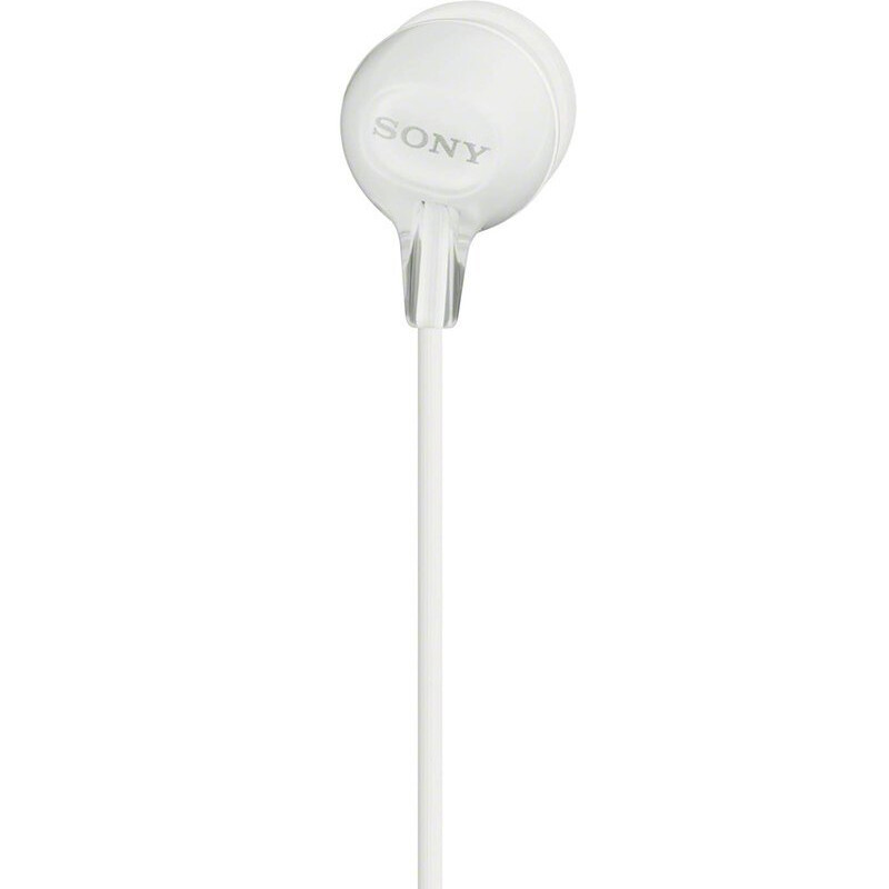 索尼（SONY） MDR-EX15LP 入耳式耳机有线音乐耳机手机电脑笔记本适用高音质适用安卓 白色