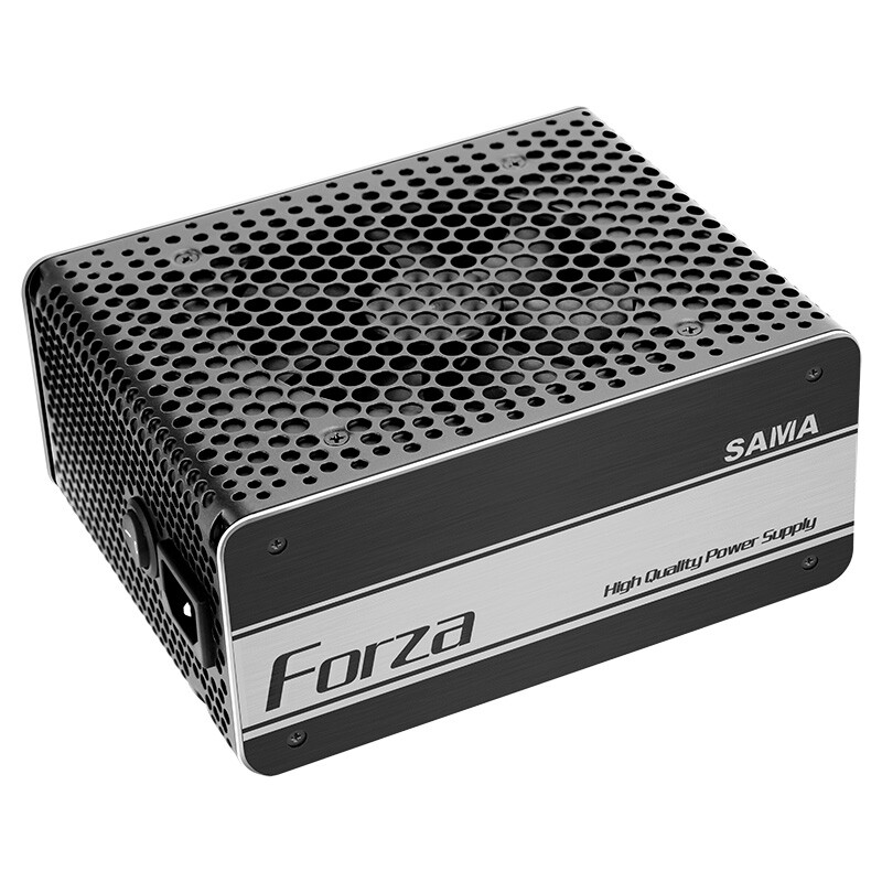 先马（SAMA）白金1200W 额定1200W电脑电源 （80PLUS白金认证/全电压/固态电容/12CM静音风扇/全模组电源）