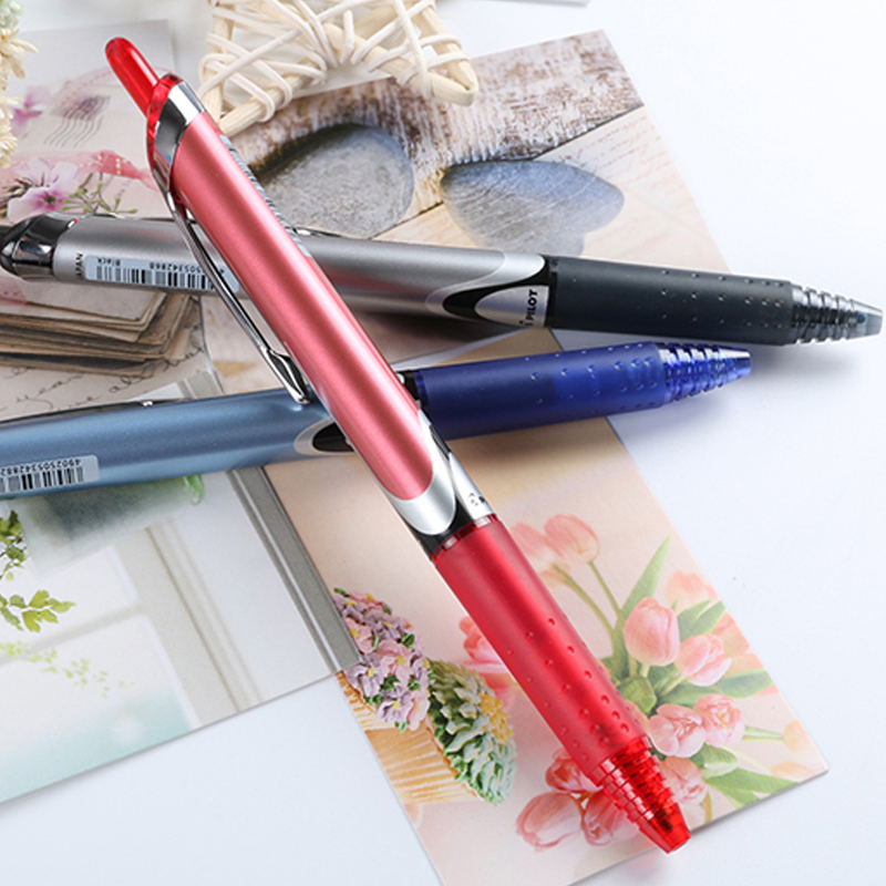 日本百乐（PILOT）BXRT-V5按动针管笔中性笔签字笔水笔 红色 0.5mm 单支装