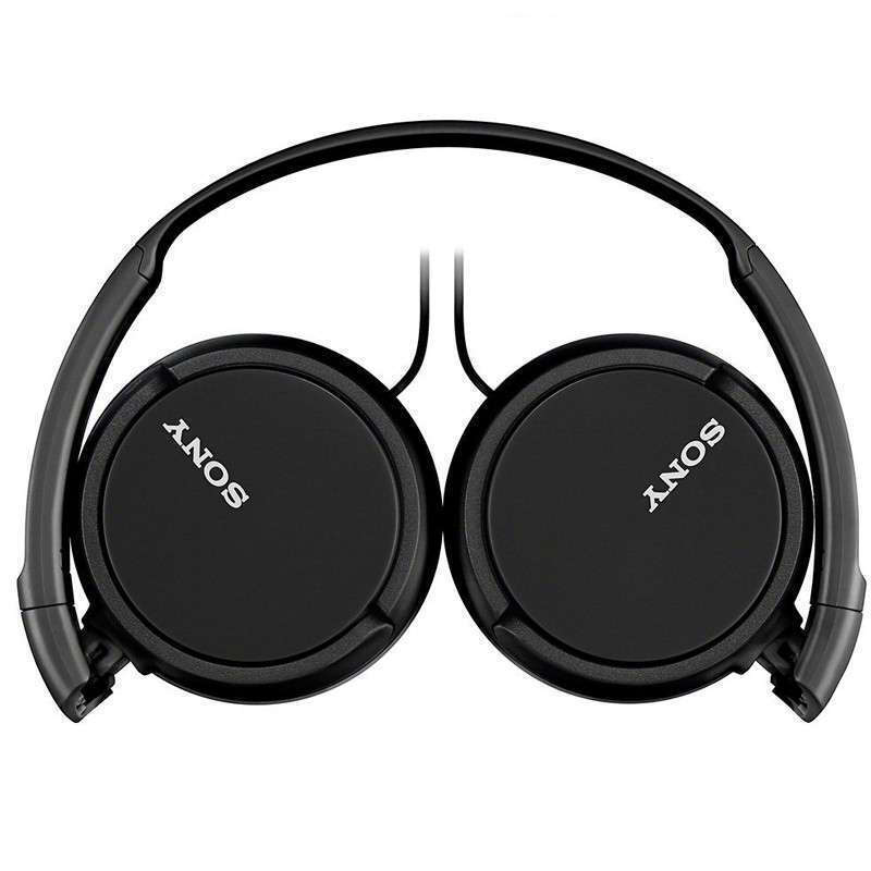 索尼（SONY） MDR-ZX110AP 耳机头戴式重低音手机电脑游戏有线耳机学生上网课学习办公耳麦 黑色