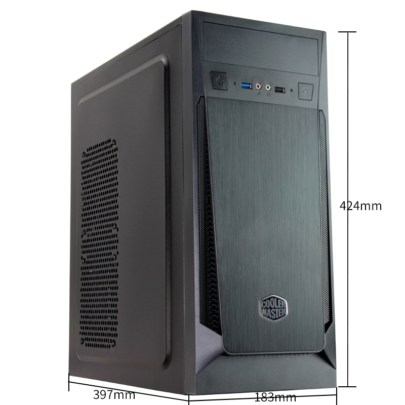 酷冷至尊(CoolerMaster)蒙面杀手 黑色 迷你机箱(支持ATX主板/USB3.0/支持SSD)