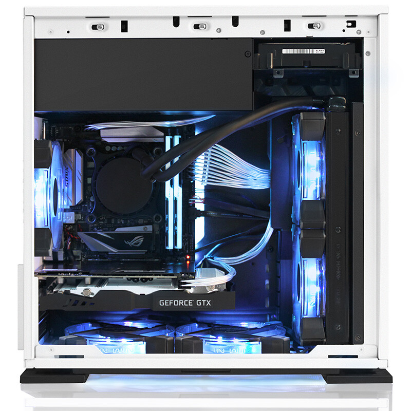 迎广（IN WIN）301 白色 电脑主机箱(支持MATX主板/240水冷排/玻璃侧透/背线/USB3.0*2）