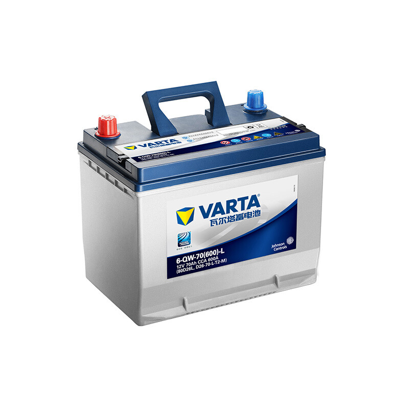 瓦尔塔(varta)汽车电瓶蓄电池蓝标80d26l 12v 马自达6丰田汉兰达