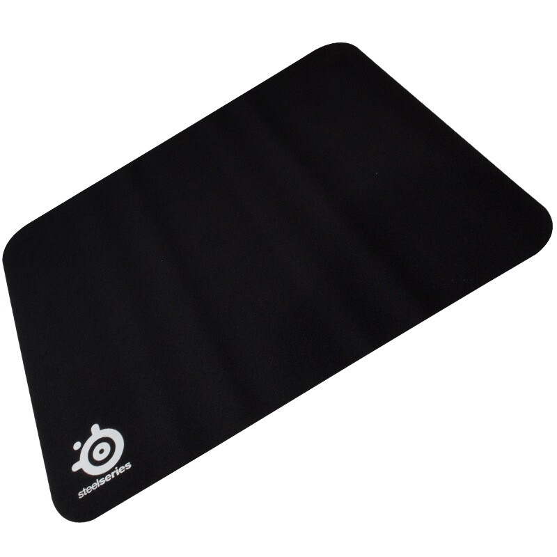 赛睿 (SteelSeries) QcK Medium 黑色 移动定位精准 超低响应高度 防滑橡胶基底 电竞游戏鼠标垫