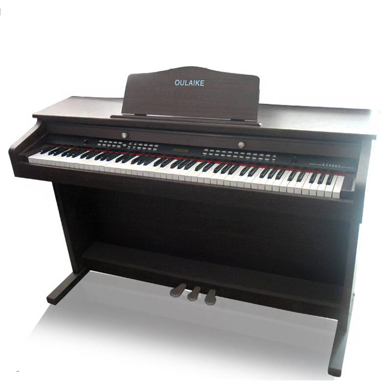 电钢琴欧莱克k2008a配重88键数码电子钢琴包邮送礼品视频演示 - 京东