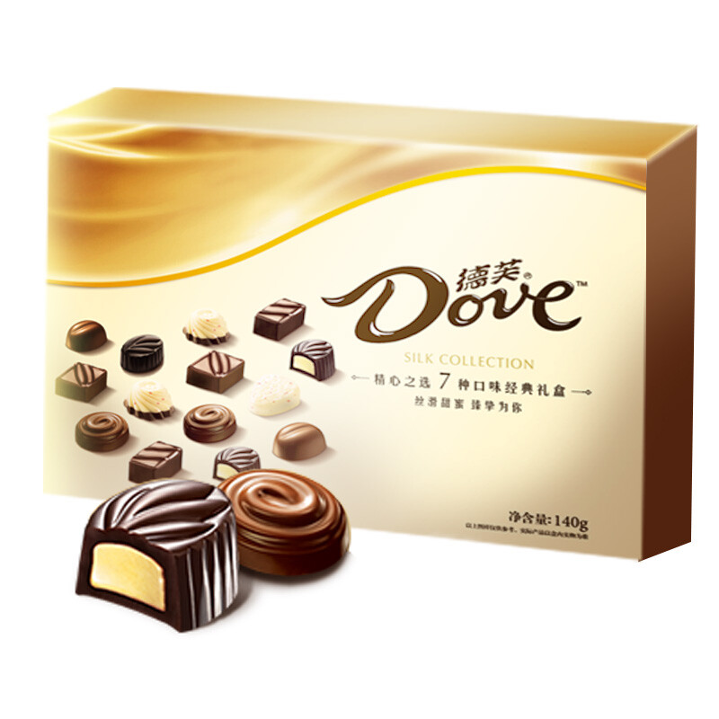 德芙dove精心之选多种口味巧克力礼盒 生日礼物送女友