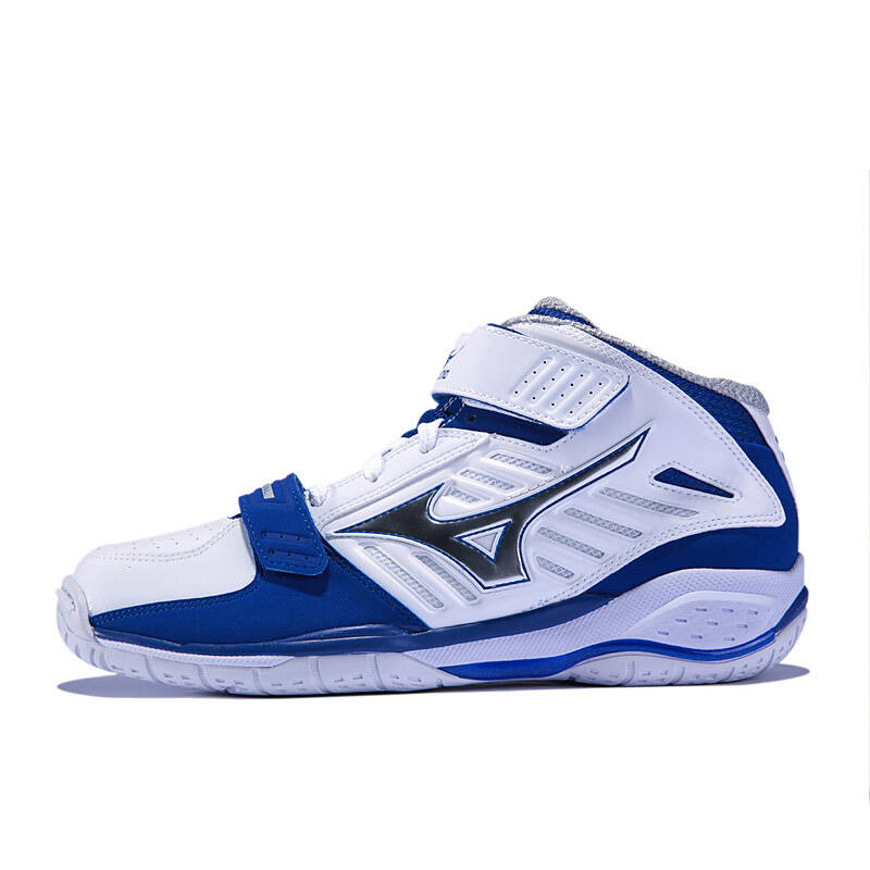 mizuno美津浓 y13kl23022 男款 篮球鞋 wave real grasp 白/银灰 42