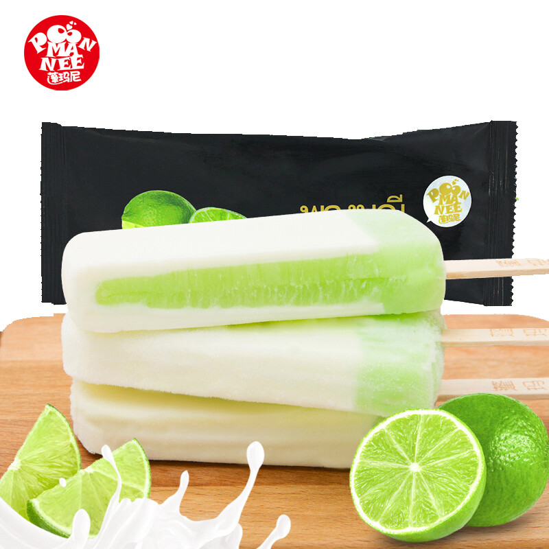 蓬玛尼泰国酸奶柠檬口味*30支冰淇淋甜品冰激凌水果冰棍冷饮雪糕 凑单