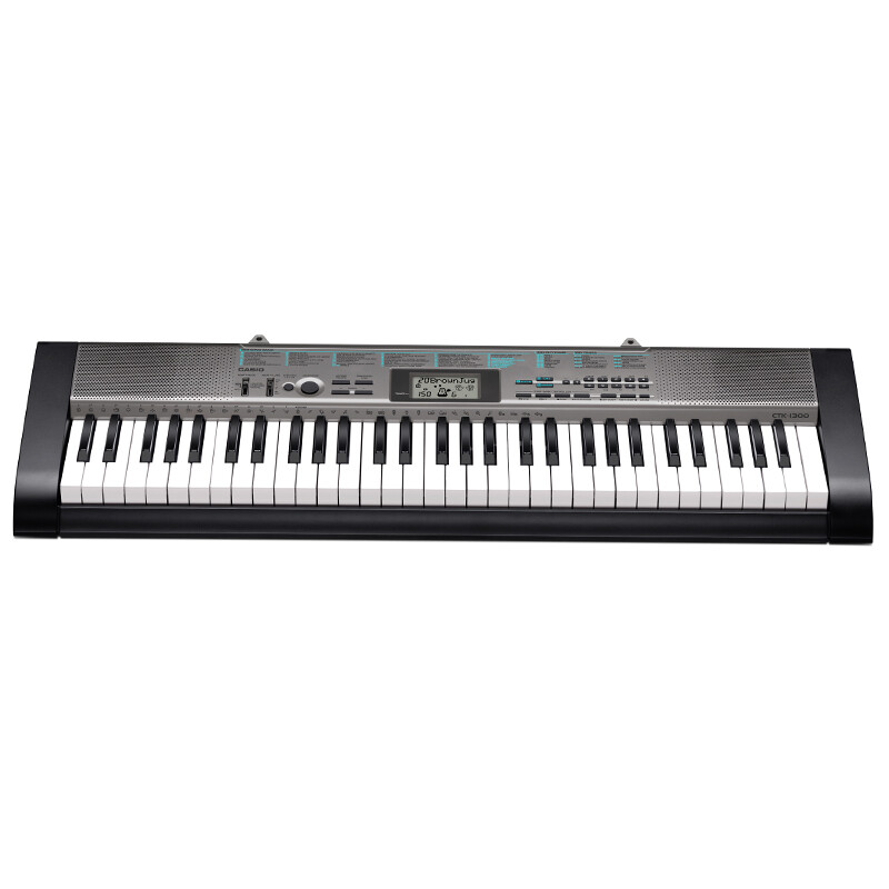 卡西欧casio ctk-1300 入门级61键电子琴 *2个