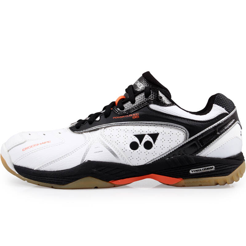尤尼克斯yonex羽毛球鞋男鞋shb-86ex/87明星比赛训练鞋 黑橙色86ex