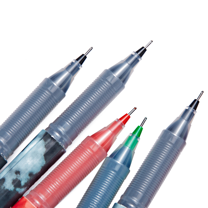 日本百乐（PILOT）BL-P50/P500针管笔水笔中性笔签字笔 红色 0.5mm 5支装