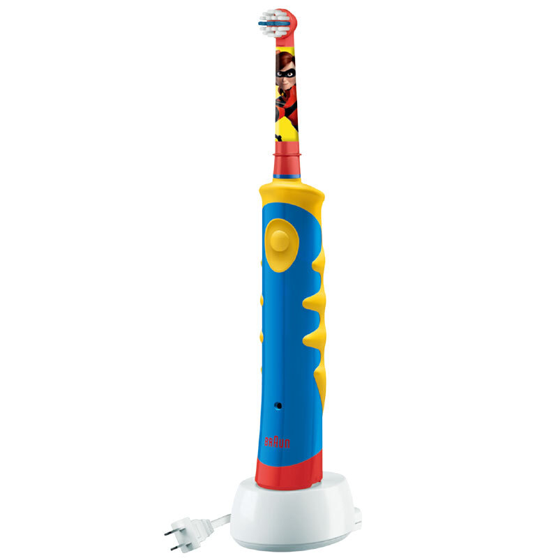 欧乐B儿童电动牙刷 充电式（3-7岁适用）护齿音乐超人总动员款D10