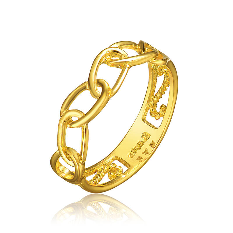 周大生 黄金戒指 千足金公主女戒 计价 计价产品含100元工费 2.