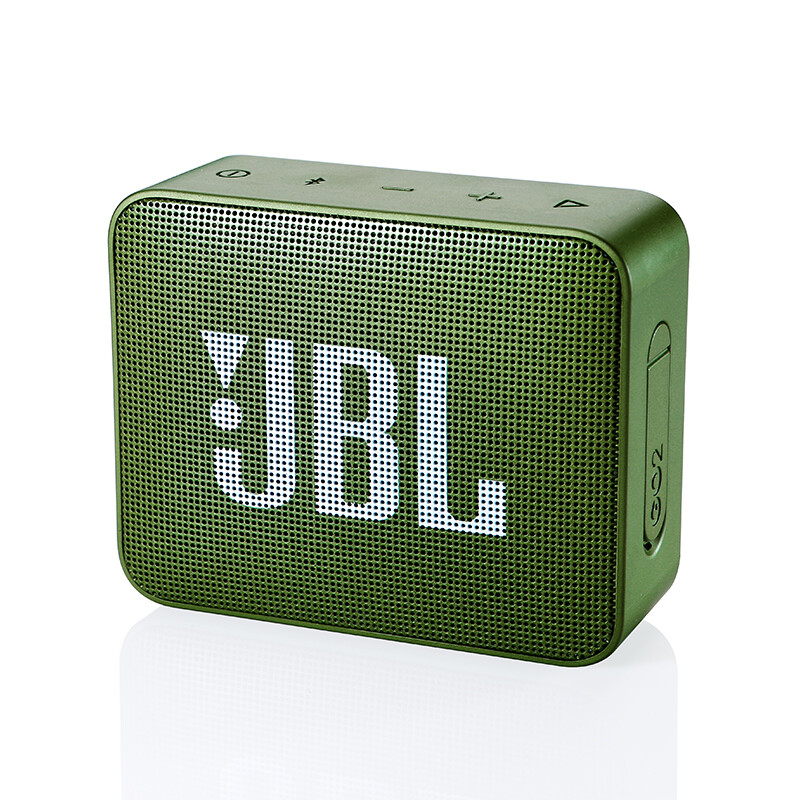 JBL GO2 音樂金磚二代 便攜式藍(lán)牙音箱+低音炮 戶外音箱 迷你小音響 可免提通話 防水設(shè)計(jì) 深林綠