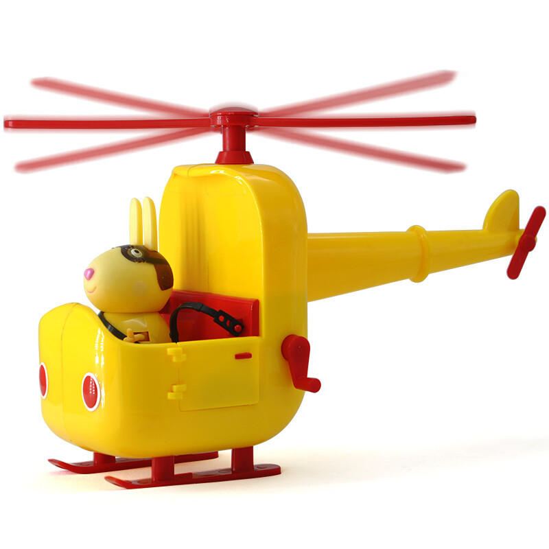 小猪佩奇peppa pig粉红猪小妹 儿童过家家玩具兔小姐直升机 凑单品