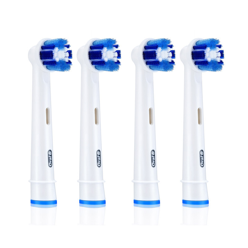 Oral-B欧乐b电动牙刷头小圆头软毛护龈 EB20-4精准清洁型 4支装（适配成人2D3D）