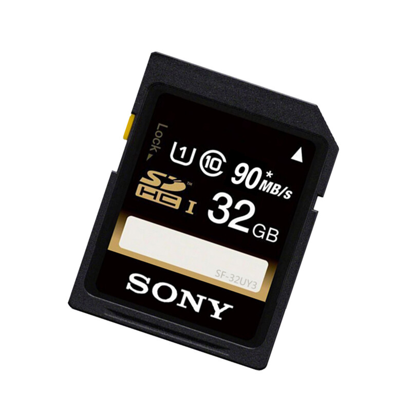 索尼（SONY）32G存储卡 SF-32UY3 SDHC UHS-I 内存卡/SD卡 90MB/S读取速度