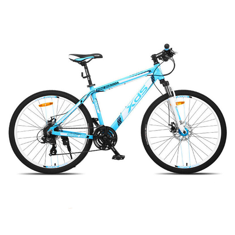 喜德盛(xds) 山地自行车旭日300a系列休闲代步21/24速避震前叉26吋铝