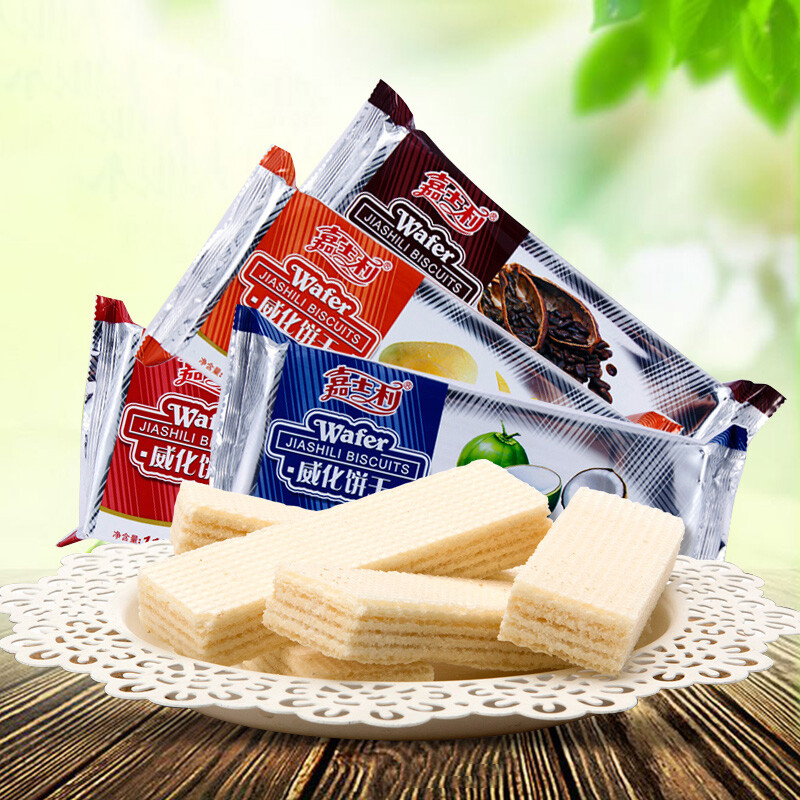 饼干威化460g饼多椰子组合口味休闲好吃