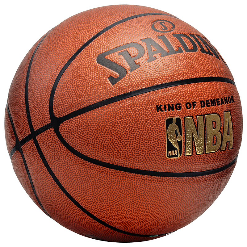 spalding 斯伯丁 76-167y nba比赛用蓝球 pu材质室内外兼用 篮球