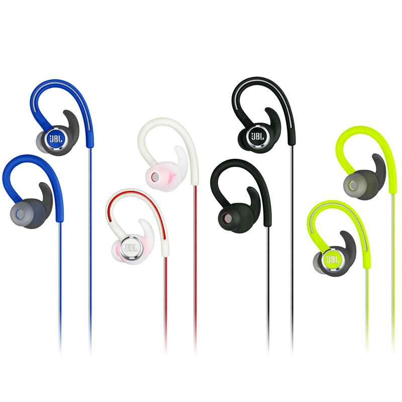 JBL 蓝牙耳机挂脖式 无线运动耳机 防水防汗 苹果华为小米游戏通用耳机 Contour 2.0 黑