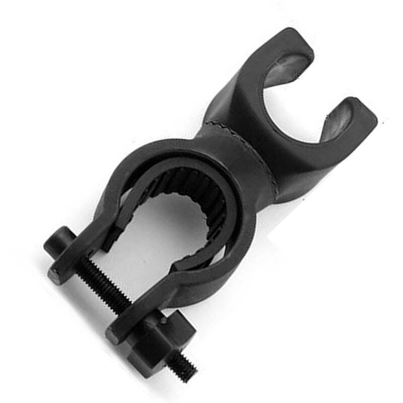 埃尔蒙特 360度旋转自行车夹子 强光手电筒自行车卡子