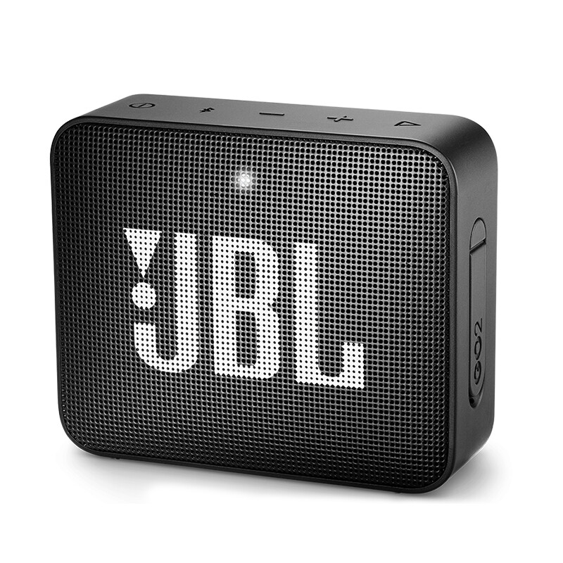 JBL GO2 音乐金砖二代 便携式蓝牙音箱+低音炮 户外音箱 迷你小音响 可免提通话 防水设计 夜空黑