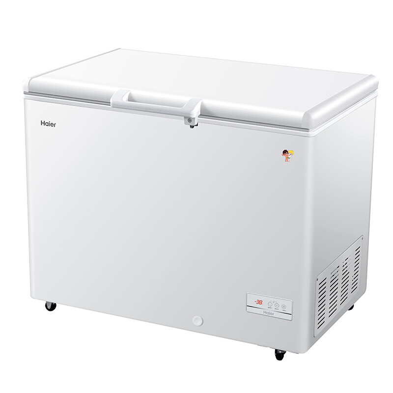 海尔（Haier）320升五面立体制冷冷柜 智能控温商用卧式大冷冻柜冰柜 BC/BD-320HED