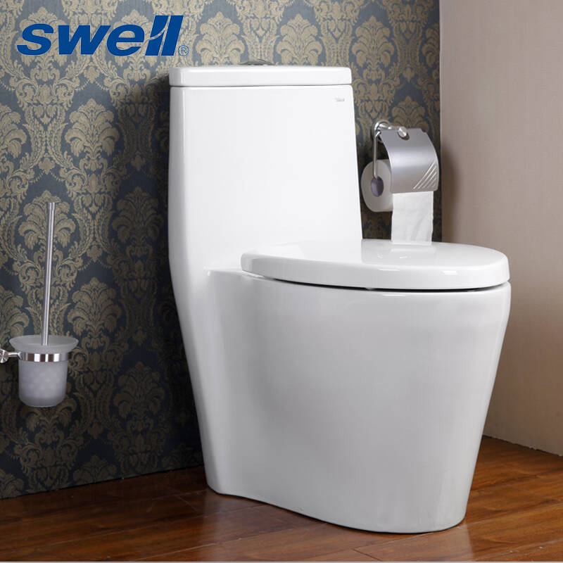 swell四维卫浴 洁具 虹吸式连体座便器 静音防臭马桶g0252 400孔距