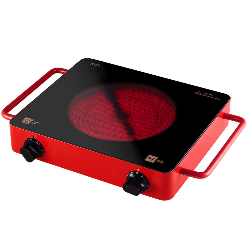 米技(miji)d4德国电陶炉 电磁炉 静音 大功率 不挑锅 西瓜红