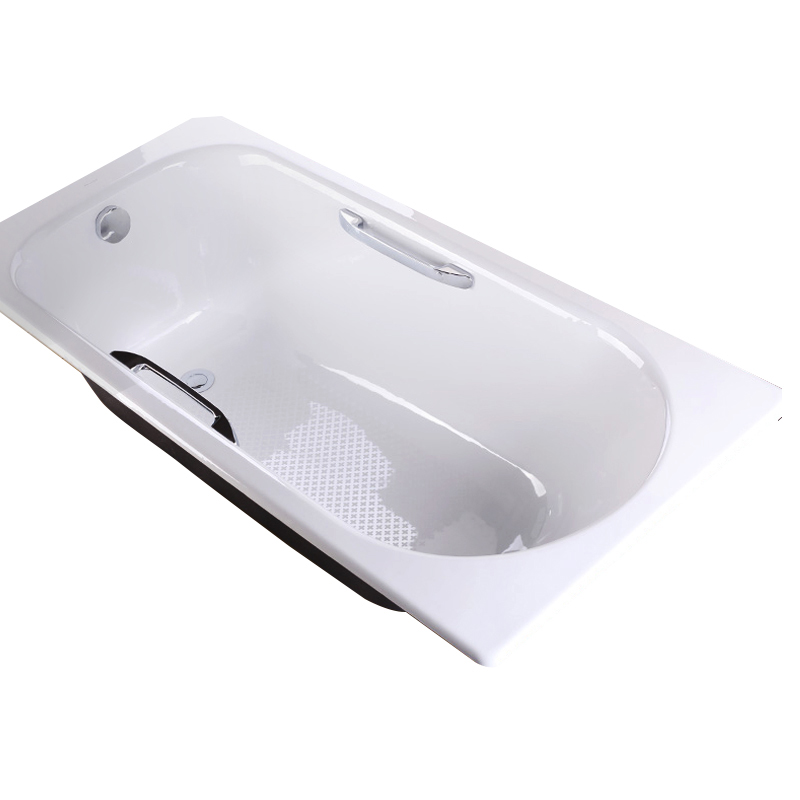 科勒浴缸KOHLER索尚嵌入式铸铁浴缸K-943T-GR-0 1.6米浴缸（有孔 扶手K-8599需另购）