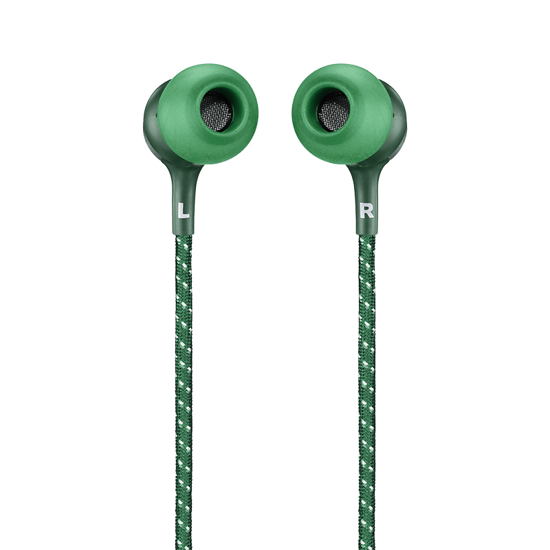 JBL LIVE 200BT 颈挂式无线蓝牙耳机 入耳式耳机+运动耳机 跑步磁吸式带麦 苹果安卓通用 晶石绿