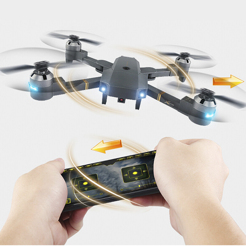 雅得（ATTOP TOYS）遥控飞机 无人机高清实时航拍智能定高折叠四轴飞行器男孩玩具 xt-1航拍1080P