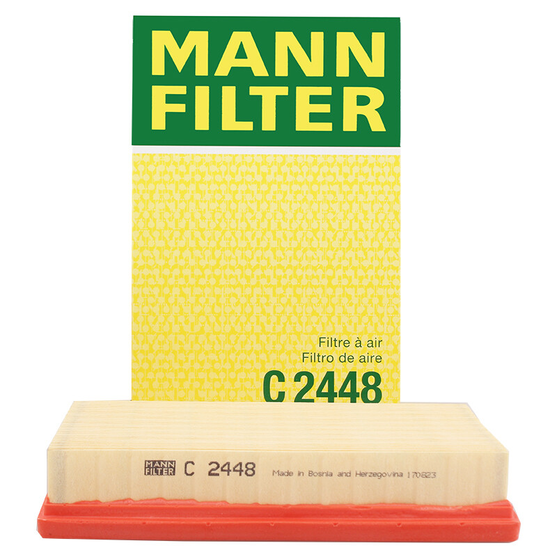 曼牌(MANNFILTER)空气滤清器/空气滤芯/空滤C2448适用铃木雨燕 1.5L
