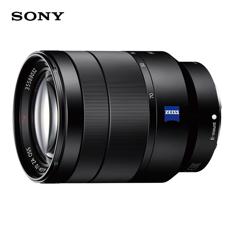 索尼（SONY）Vario-Tessar T* FE 24-70mm F4 ZA OSS全画幅蔡司标准变焦微单相机镜头 E卡口(SEL2470Z)