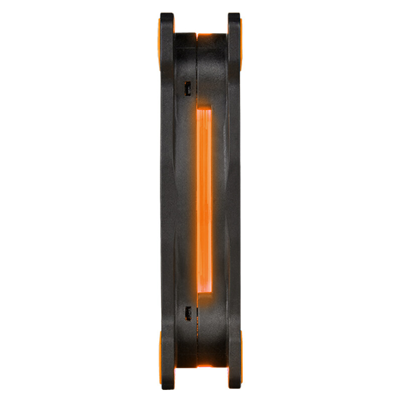 Tt（Thermaltake）Riing 12cm 橙光 机箱风扇（LED导光圈/RGB风扇/减震设计/独特低噪技术/降噪控制线）