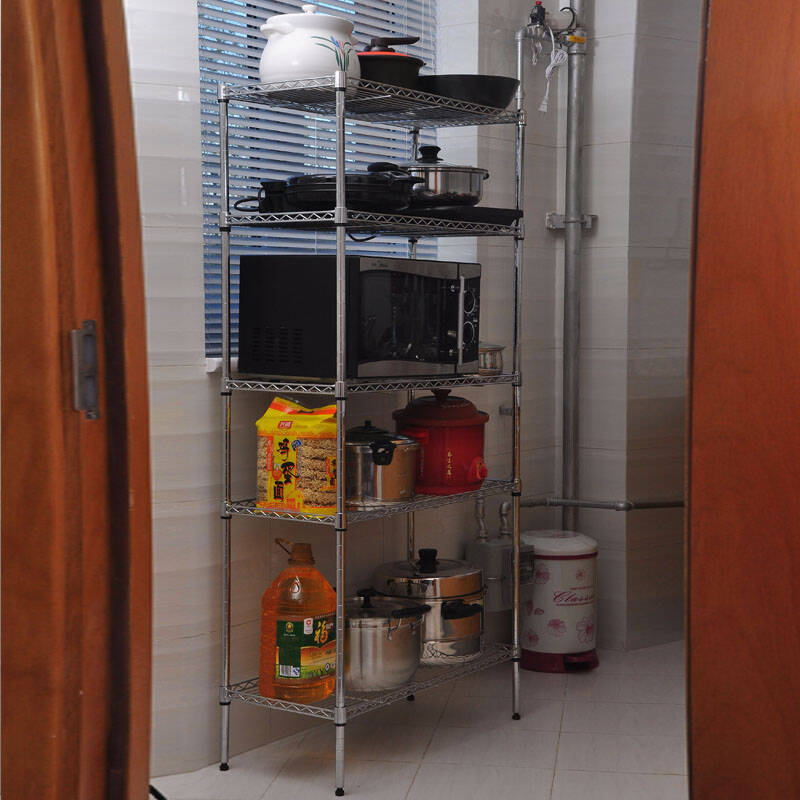 好生意金属五层厨房收纳整理储物架微波炉烤炉架收纳整理架