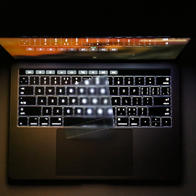 JRC 苹果MacBook Pro13英寸Touch Bar笔记本电脑键盘膜 TPU隐形保护膜防水防尘A1706/A1989/A2159