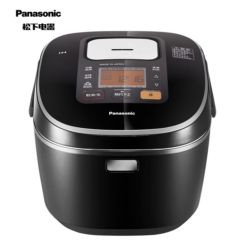 松下（Panasonic）5.0L（对应日标1.8L)  5段IH电磁加热电饭煲 24小时可记忆双预约功能 SR-HCC187