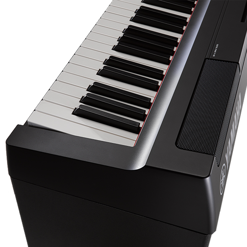 雅马哈(YAMAHA)智能电钢琴P-125B黑色电子数码钢琴88键重锤P125 主机+木琴架+三踏板