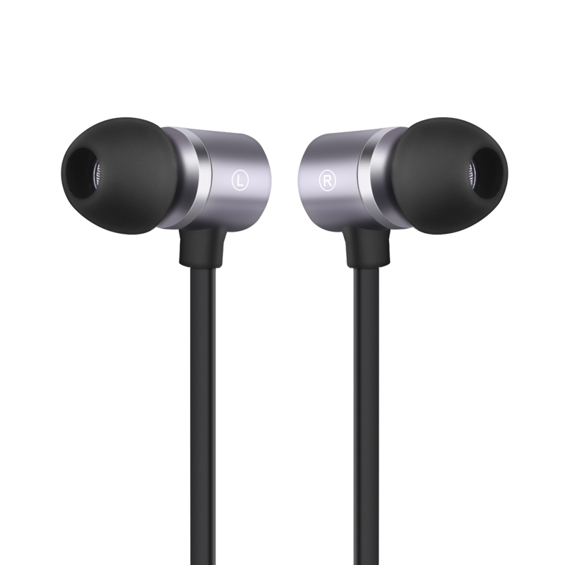 纽曼 （Newmine） MX660金属入耳式有线音乐手机耳机线控耳机3.5mm适用于苹果安卓电脑平板 铁灰色