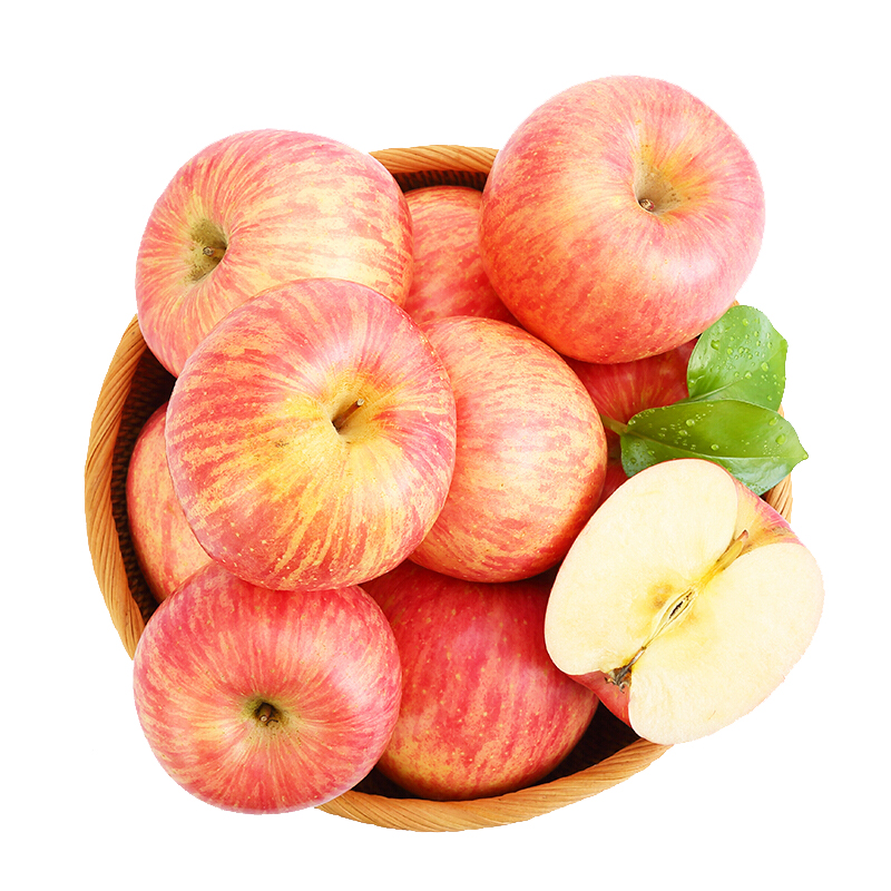 烟台红富士苹果 4个 一级铂金果 单果160-190g 新生鲜水果 健康轻食