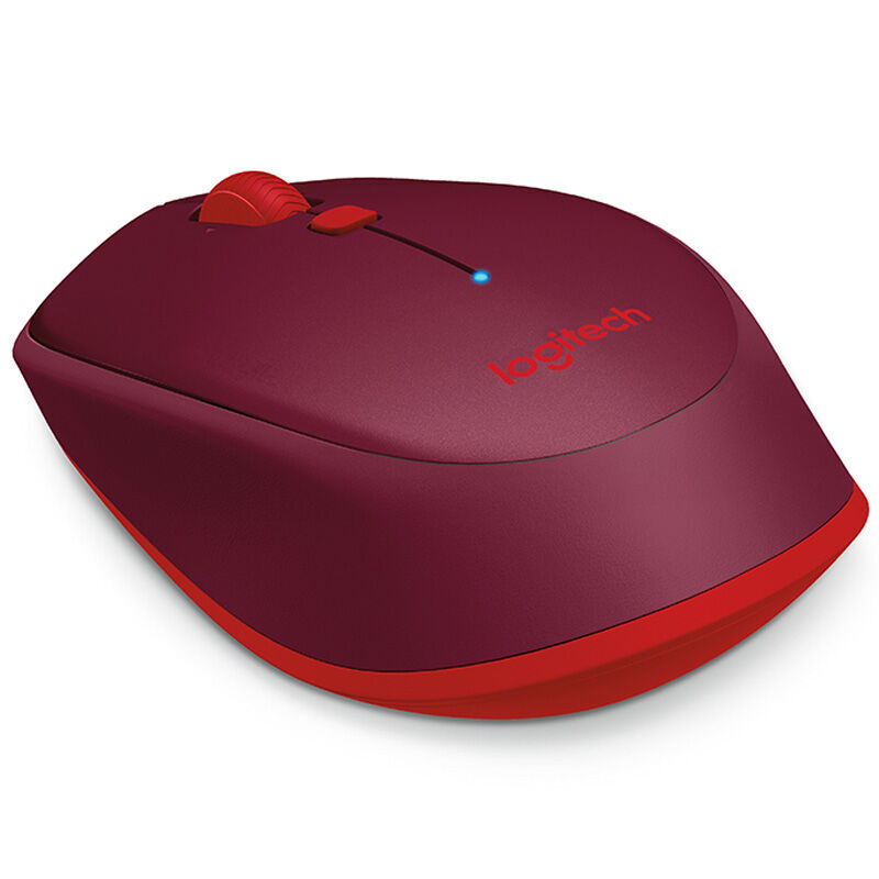 罗技（Logitech）M337(M336)无线蓝牙鼠标 家用商务办公鼠标 笔记本台式电脑一体机鼠标 红色