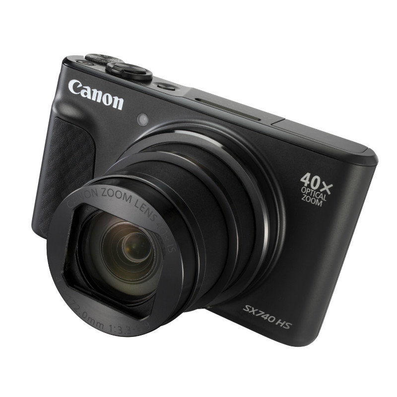 佳能（Canon）PowerShot SX740 HS 数码相机（黑）数码高清旅游小型摄影 美颜自拍 40倍长焦家用数码相机