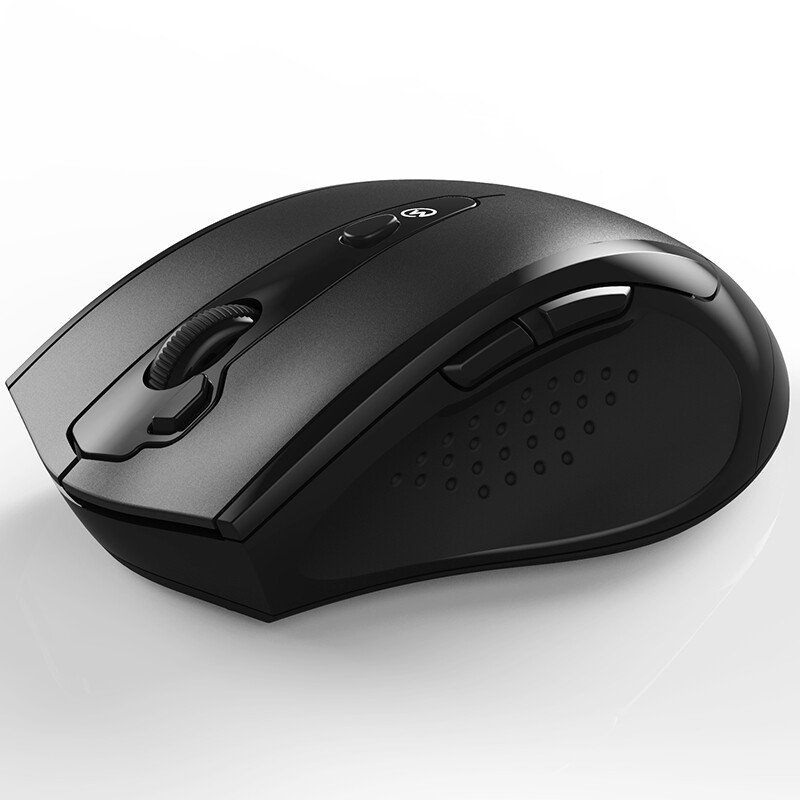 双飞燕（A4TECH）G10-810FS 鼠标 无线鼠标 办公鼠标 静音鼠标 右手鼠标 DPI可调 2.4G 黑色
