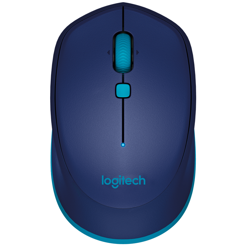 罗技（Logitech）M337(M336)无线蓝牙鼠标 家用商务办公鼠标 笔记本台式电脑一体机鼠标 蓝色