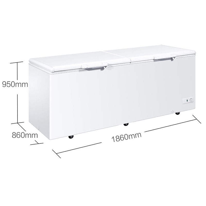海尔 （Haier） 718升五维立体制冷商用卧式大冷冻柜 冷藏冷冻变温转换冰柜 BC/BD-718HD