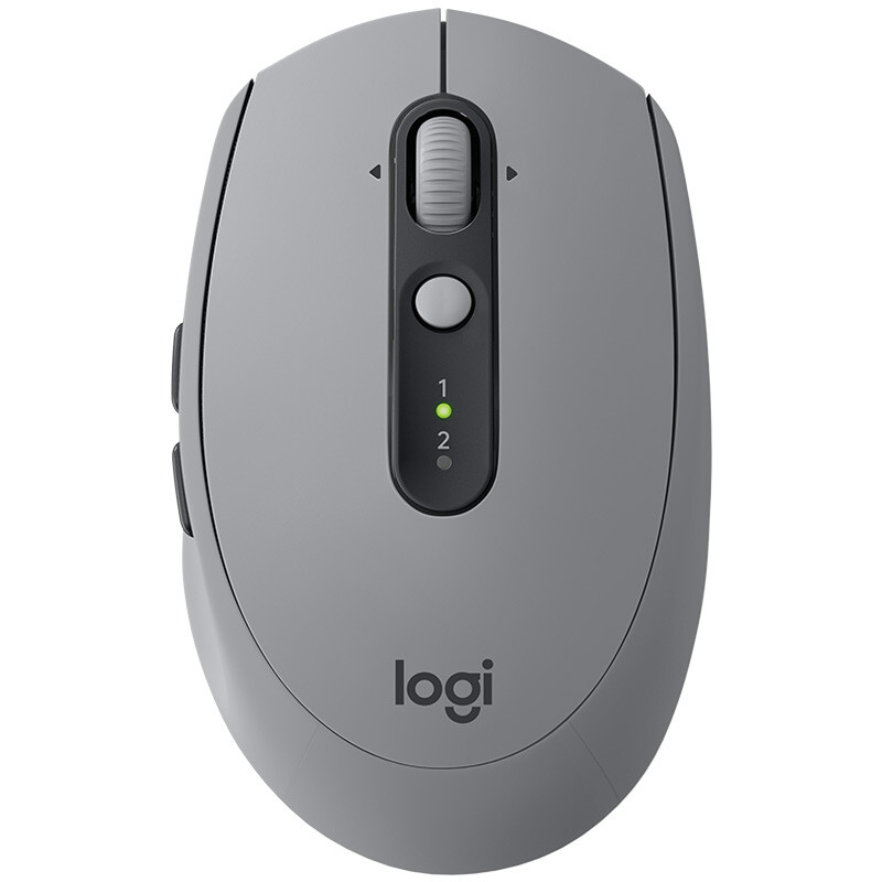 罗技（Logitech）M590无线静音蓝牙鼠标 双模连接 办公商务笔记本家用鼠标 Flow技术 砂岩灰