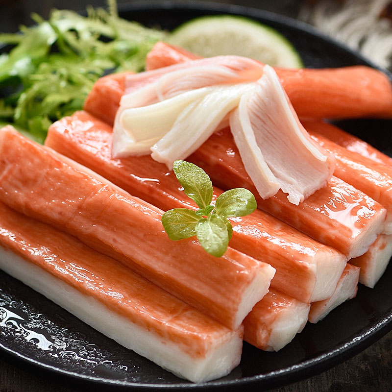 美加佳 寿司蟹棒 272g 蟹柳 蟹肉棒 鱼糜含量60% 烧烤食材 海鲜 生鲜 火锅丸子