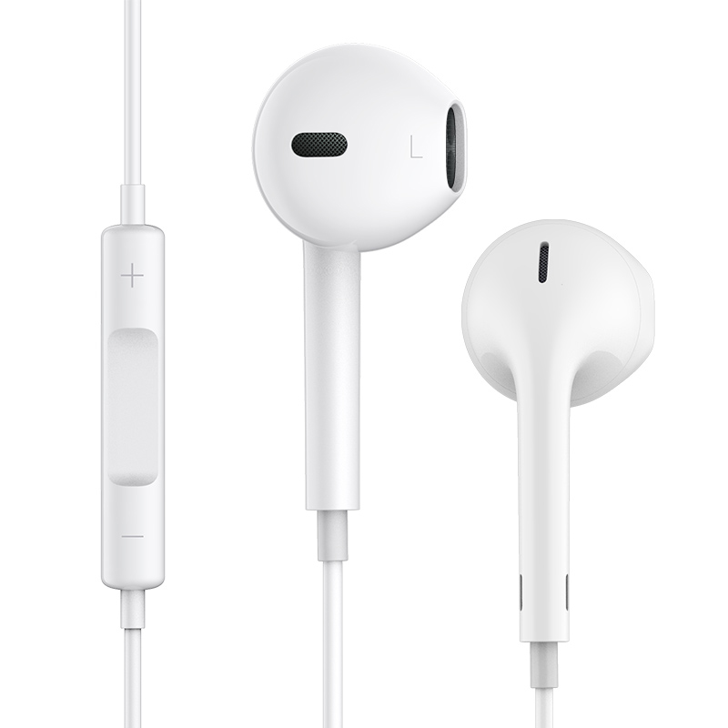 OKSJ 苹果耳机入耳式有线3.5mm圆头 iPhone6/6s/6p/plus/5/安卓/华为/小米电脑通用 运动游戏降噪耳麦可通话